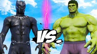 HULK VS BLACK PANTHER - SUPERHERO BATTLE