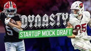Dynasty Startup Mock Draft + The RB Waiting Game | Dynasty Fantasy Football 2025