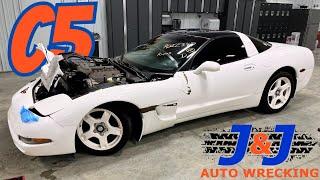 1998 Chevrolet C5 Corvette Part Out: J & J Auto Wrecking Test Video Stock # RWCE347