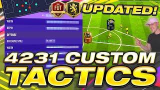 BEST 4231 CUSTOM TACTICS (POST PATCH) FIFA 23 ULTIMATE TEAM