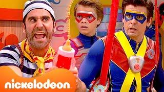 Henry and Captain Man FIGHT The Toddler!  | Henry Danger | Nickelodeon UK