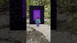 Нубик Попал В Реальный Мир Minecraft #shorts #майнкрафт