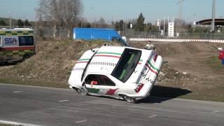 Crazy Italian Car Stunts : on Two Wheels - Funny Video