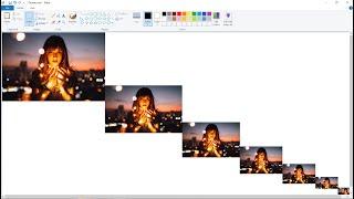 Resize image in MS paint || change format in MS Paint