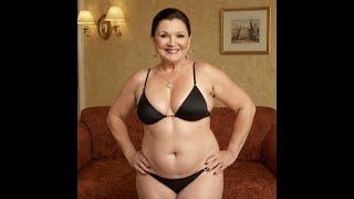 Sexy Mature Women over 60 in Micro Bikini - #lookbook #over60 #maturewomenfashion