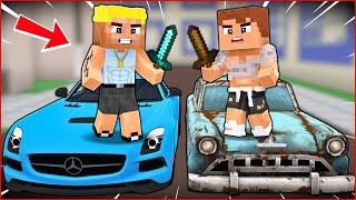 MİLYONER ÇOCUK ARABA VS FAKİR ÇOCUK ARABA!  - Minecraft