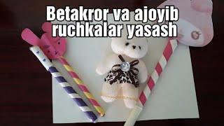 Betakror va ajoyib ruchkalar yasash/ how to make amazing pen