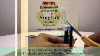 Singink - www.singink.com ink refill For HP 564 setup, 564