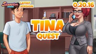 Tina Complete Quest (Full Walkthrough) - Summertime Saga 0.20.16 (Latest Version)