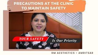 Safety Protocols at RM Aesthetics, Amritsar