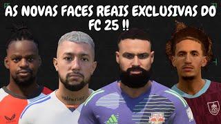 #eafc25 : AS NOVAS FACES REAIS EXCLUSIVAS do FC25 para o seu MODO CARREIRA ! #fc25