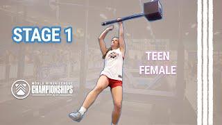 TEEN FEMALE | STAGE 1 | SEASON X | 2025 World Ninja League Championships