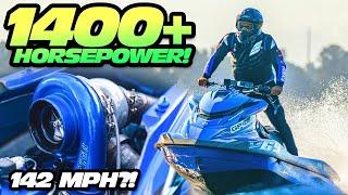 1400HP Turbo Jetski Runs 142MPH in 3 Seconds! (Fastest Jetski EVER)