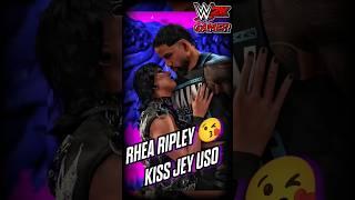 Rhea Ripley  kiss Main Event Jey Uso - WWE 2K24 - RAW - THE JUDGEMENT DAY