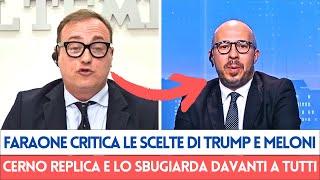 Cerno Ribalta le Critiche di Faraone a Trump lo Sbugiarda e si prende la Scena