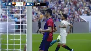 LIVE : Barcelona vs Sevilla  | LaLiga 2024 | PES 21 Video Simulation And Live Score Update