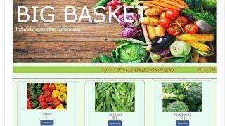 GROCERY WEBSITE USING HTML CSS WITH CODE LINK #webdevelopment