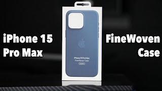 iPhone 15 Pro Max FineWoven Case - Pacific Blue