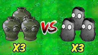VZ 1 Hybrid Challenge - 3 Plants Vases VS 3 Nut Imitater - Who Will Win?