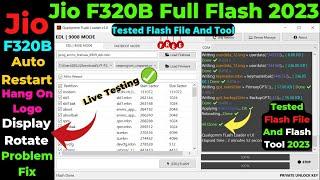 Jio F320B Hang On Logo Problem Fix 2023,Jio F320B Auto Restart,Jio F320B Flash After Screen Rotate