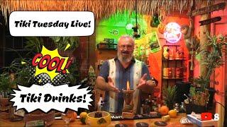 Tiki71 Live:  Hurricane, Key West Kiss, Dolphin Head Garnish, & Cobra's Fang!  Ep. 02