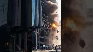 ️ Office Building COLLAPSE instantly! #shorts