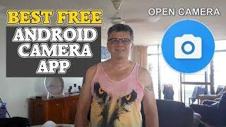 Best FREE Android Camera App !  Open Camera App Tutorial Review. Video with Android Cell Phone