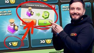 A MELHOR FORMA DE JUNTAR GEMAS APÓS A ATUALIZAÇÃO DO CLASH OF CLANS !