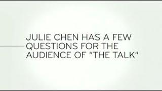 Last Week Tonight - And Now This: Julie Chen Has a Few Questions for the Audience of "The Talk"