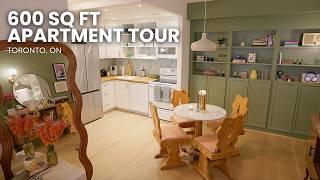 Touring a Stunning 600 Sq Ft Toronto Apartment with DIY IKEA Hacks