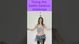 Could not resist attempting this bottle balance challenge #Shorts #bumpyride #bumpyridechallenge