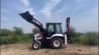 Shanmon 388T Backhoe Loader Operating Video