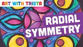 Radial Symmetry Art Tutorial - Art With Trista