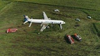 Airbus A321 Birdstrike and Crash Landing Moscow15 Aug 2019