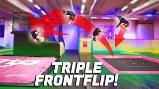 THE SKETCHIEST TRAMPOLINE PARK FLIP EVER?!