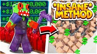 *INSANE* METHOD MAKES $1 BILLION PER HOUR IN Minecraft Skyblock | AkumaMC #9