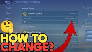 HOW TO CHANGE YOUR MOONTON ACCOUNT EMAIL ADDRESS - MLBB 2022