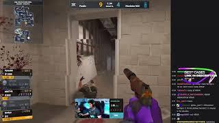 Full throttle push through smoke to get a Knife kill on KRIMZ! (twitch reaction)