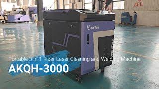 AccTek 3000W Portable 3-in-1 Laser Cleaning and Welding Machine