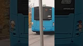 Autobuzul Otokar Kent C12 #6400 pe linia 112 (autobaza nordului)