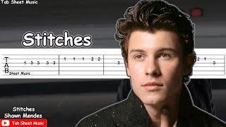 Shawn Mendes - Stitches Guitar Tutorial | TAB