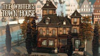 The Writer's Town House 🪶 | The Sims 4 | Stop Motion Build [no CC]