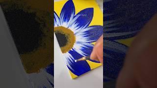 Easy flower painting #painting #shorts