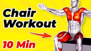  10 Day Chair Workout For BELLY FAT LOSS (No Standing)