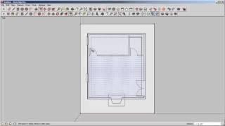 SketchUp: Trace and Model a Floor Plan