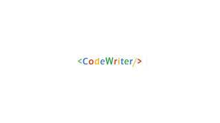 Hello codeWriter !