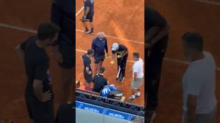 Papà Cahill motiva il suo cucciolo,come faremo senza di lui  #sinner #tennis #tennisitaliano