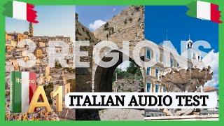 A1 Italian Listening Practice & Solutions: 3 Regions (Learn Italian by Listening for Beginners)