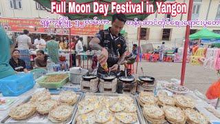 The Full Moon Day Festival in Yangon (Food Tour)