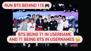 [ENG SUB] RUN BTS EP 115 BEHIND | BTS AND T1 USERNAMES 